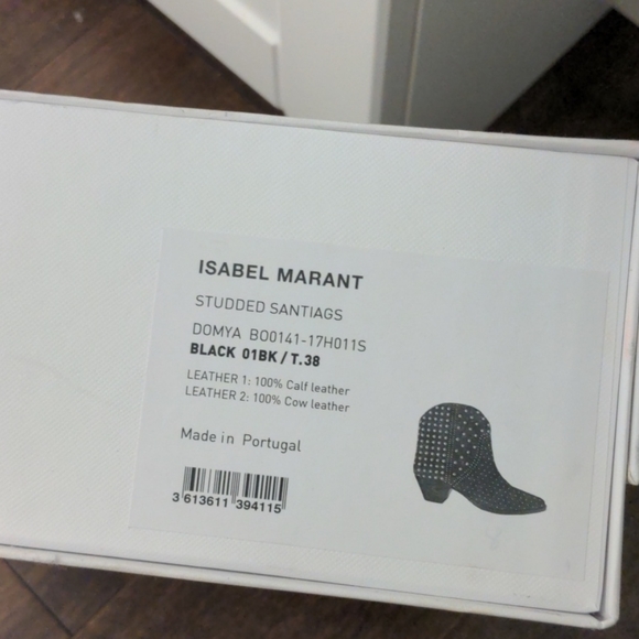 Isabel Marant DOMYA studded leather ankle boot - Picture 9 of 11